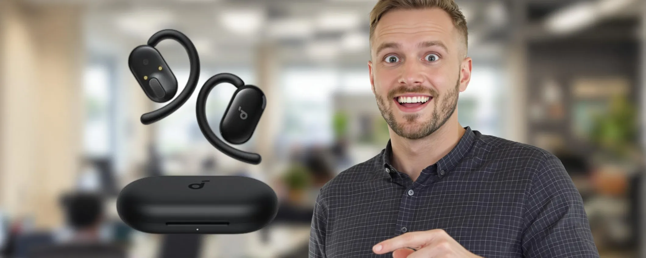 Soundcore V20i: cuffie open-ear con comfort e qualità audio avanzata