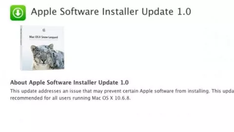 Software Installer Update 1.0 disponibile per il download