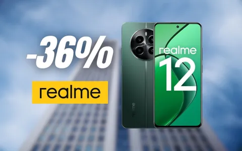 realme 12: fotocamera da 108Mp, design premium e batteria top (-36%)