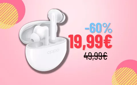 OPPO Enco Buds2 A SOLI 19€: gli auricolari wireless più amati IN OFFERTA!