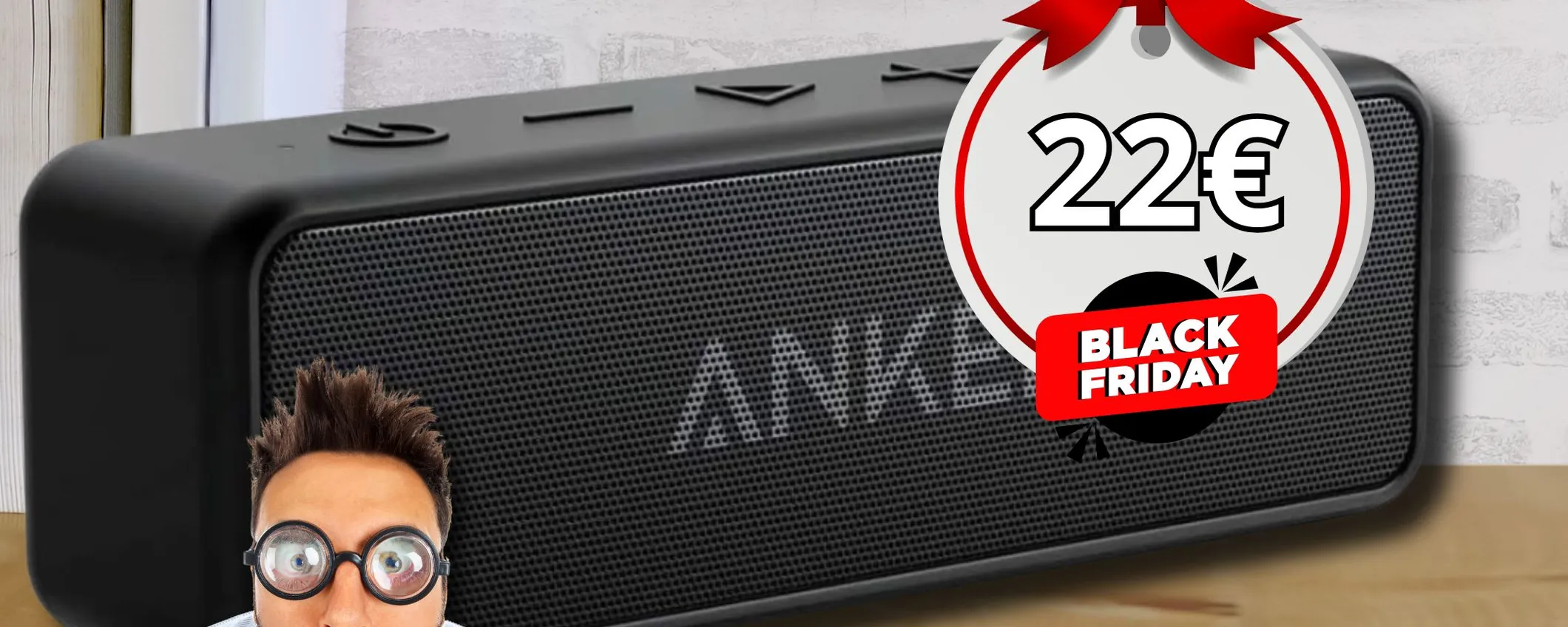 Cassa Bluetooth: riproduci i canti di NATALE spendendo solo 22€ con il Black Friday