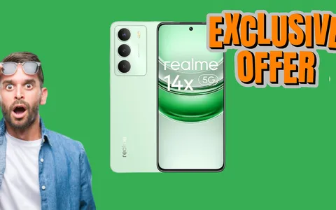 8+256 GB: lo smarthone Realme 14X oggi in maxi svendita su Amazon