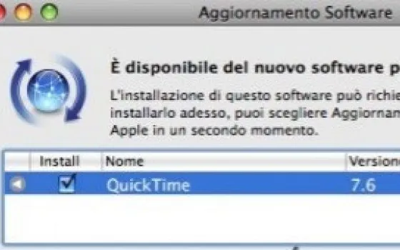 Rilasciato QuickTime 7.6