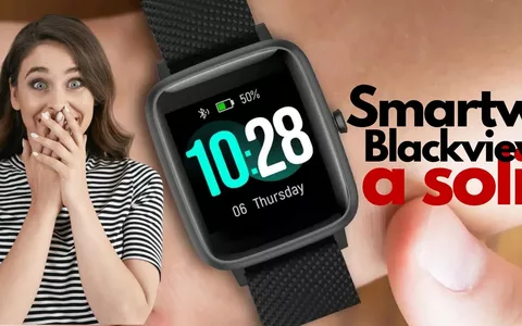 DISPLAY 1.83'', GPS e tante modalità: smartwatch POTENTE a soli 9€ su Amazon!