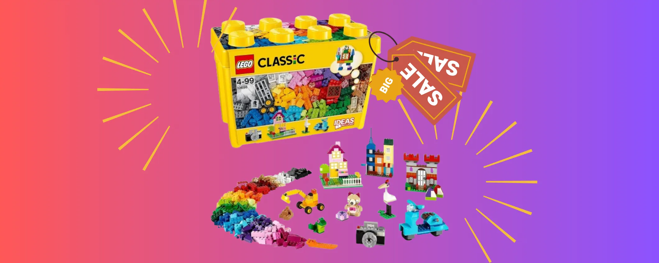 Scatola Mattoncini LEGO Classic: idea regalo per i più piccoli in offerta speciale