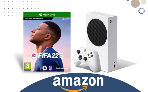 Amazon sgancia la BOMBA: Xbox Series S+FIFA 22 a soli 294€