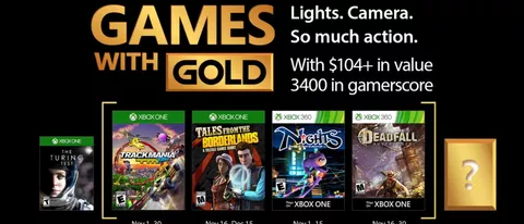 Xbox Live Games With Gold, i giochi di novembre