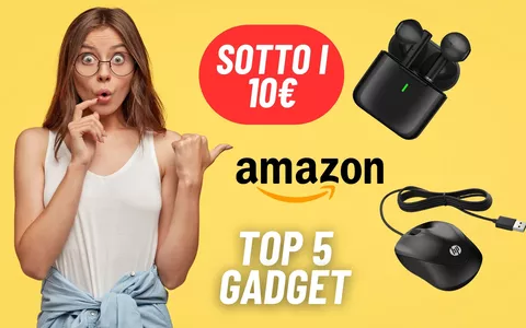 Amazon: 5 gadget UTILI e CURIOSI a MENO DI 10€ in offerta (sconti fino al 78%)