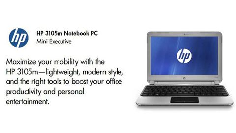 HP 3105M: il nuovo netbook per il settore business