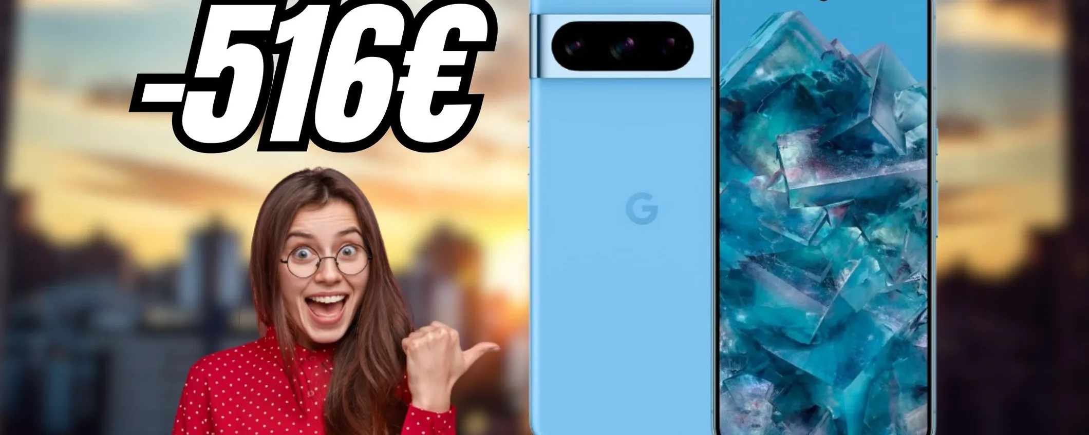 Google Pixel 8 Pro: RISPARMI 516€ con questa doppia promozione FUORI DI TESTA