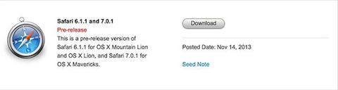 Safari 6.1.1 e 7.0.1 Beta, migliorie in PDF e nel completamento automatico