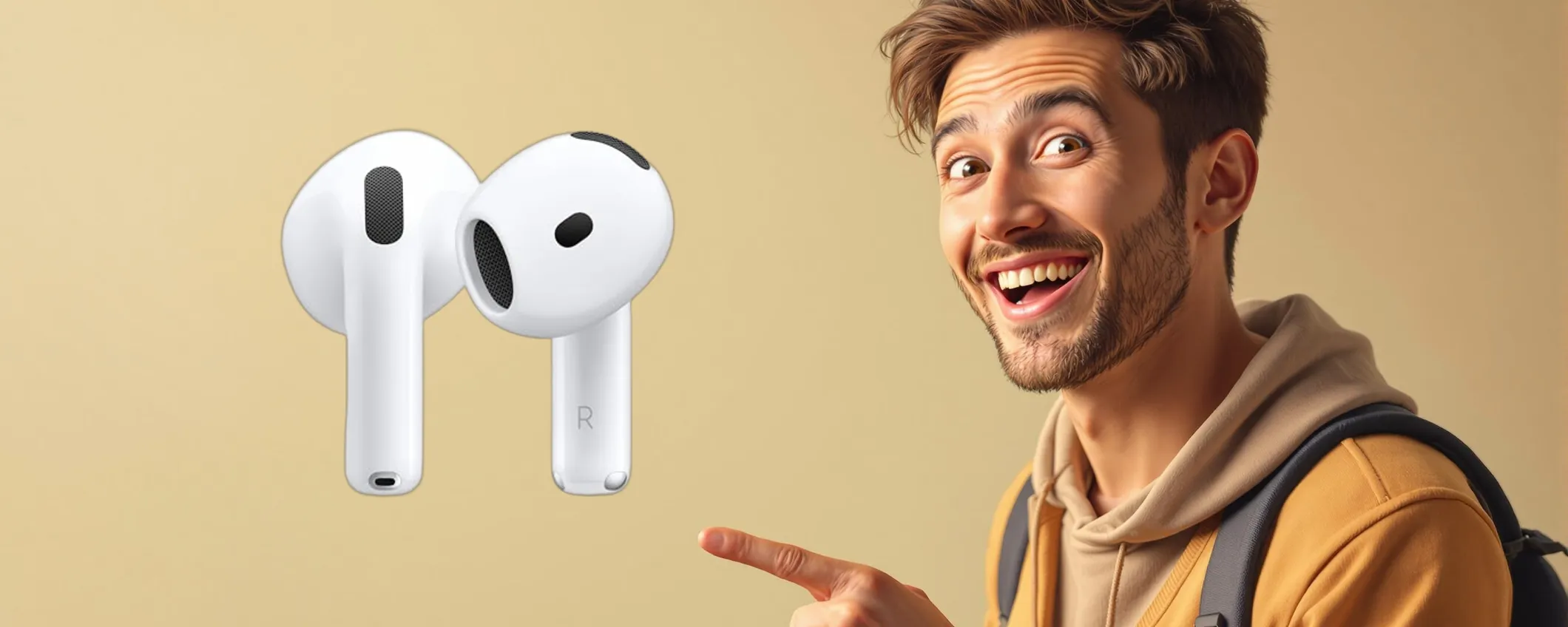 Apple AirPods 4: comfort e audio spaziale in offerta su Amazon