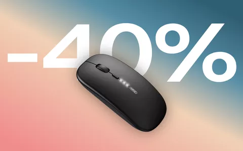 Mouse wireless perfetto per Mac e PC: sottile, silenzioso e... in sconto (-40%)