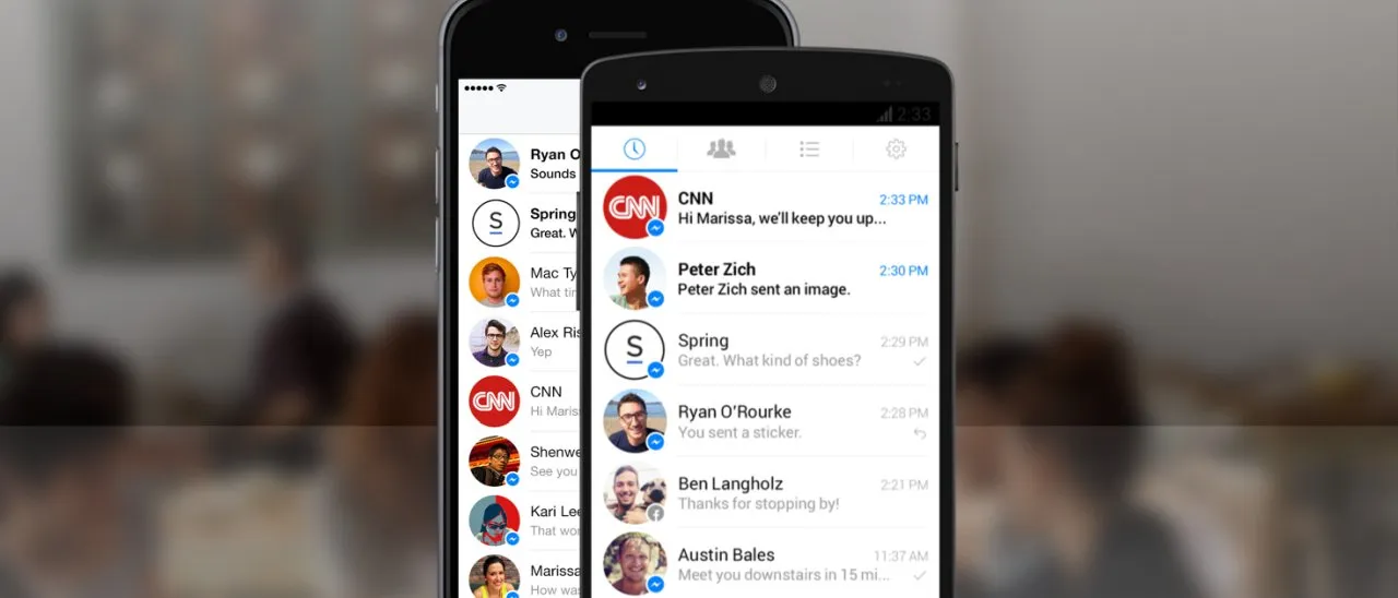 Facebook aggiorna i bot di Messenger