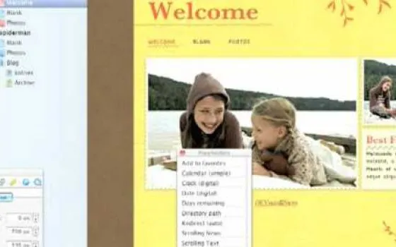 iWeb Valet: personalizzare e modificare le pagine iWeb