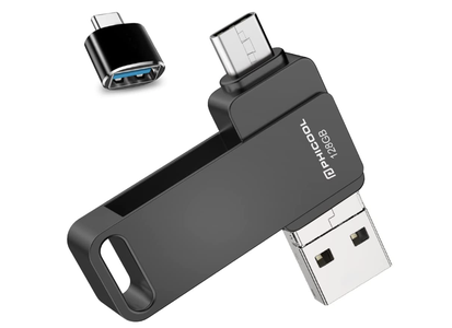 Chiavetta USB 128GB universale: backup iPhone e PC a 21€