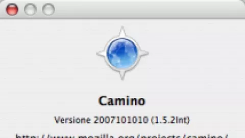 Disponibile Camino 1.5.2 dal sito mirror