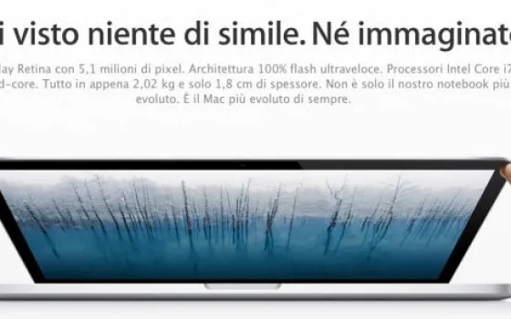 Terminate le prime scorte di MacBook Pro Retina