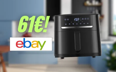 Friggitrice ad aria Xiaomi in doppio sconto su eBay: PREZZACCIO