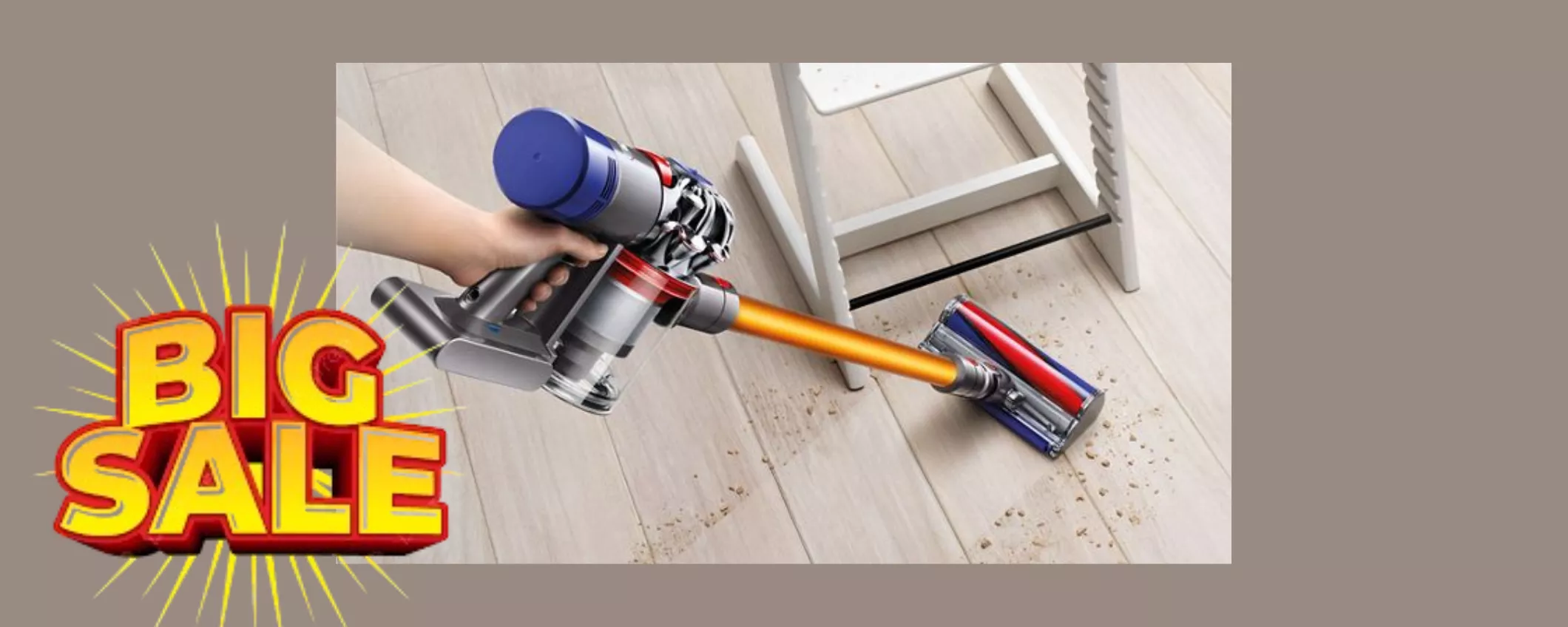 Aspirapolvere senza filo Dyson in sottocosto: solo per oggi su Amazon