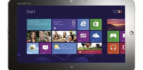 CES 2013: Gigabyte svela nuovi tablet Windows 8