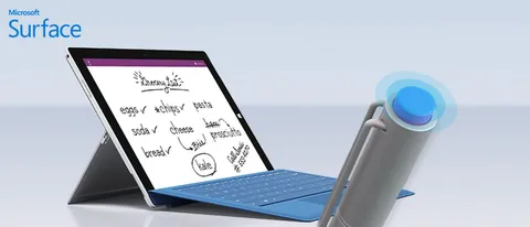 OneNote per Surface Pro 3, appunti con un clic