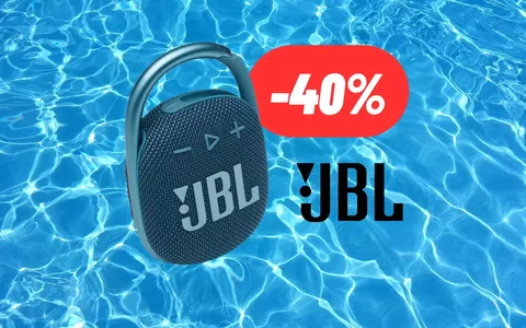 Porta la festa in spiaggia e in piscina con la cassa bluetooth JBL al 40% di sconto su Amazon