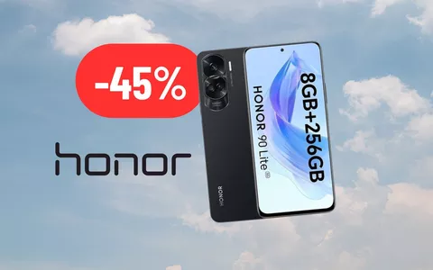 Honor 90 Lite: MEGA RISPARMIO di 125€ sull'acquisto finale, smartphone TOP