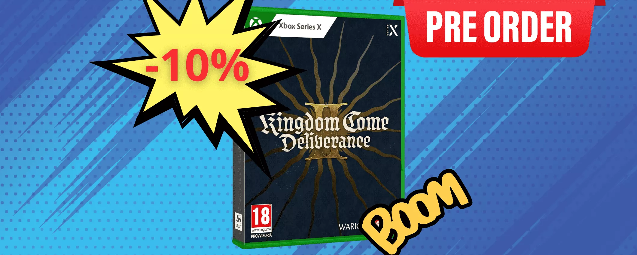 Kingdom Come: Deliverance II per Xbox è in preordine su Amazon con lo SCONTO DEL 10%
