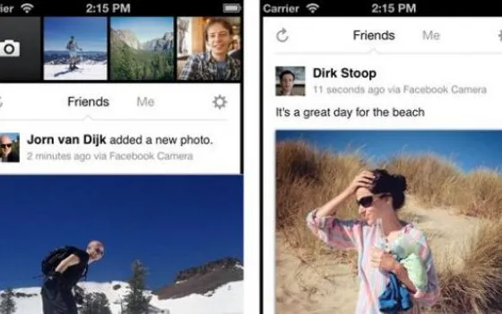 Facebook presenta Facebook Camera per iPhone