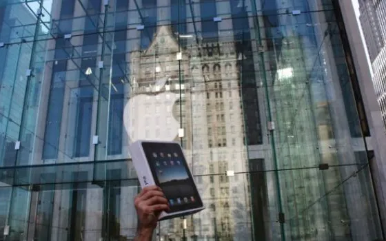 Il lancio dell'iPad a New York, visto da Melablog