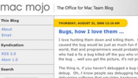 I programmatori Macintosh di Microsoft aprono un blog