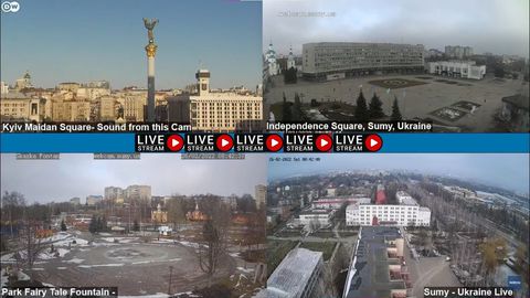 Ucraina, webcam dal vivo: come vedere la situazione in diretta