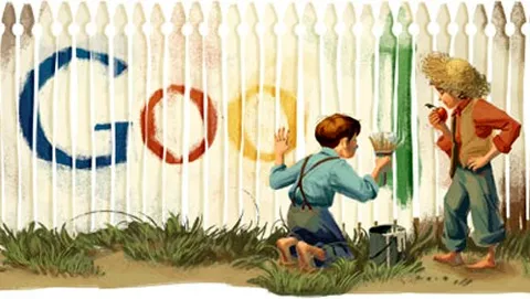 Mark Twain celebrato con un Google Doodle