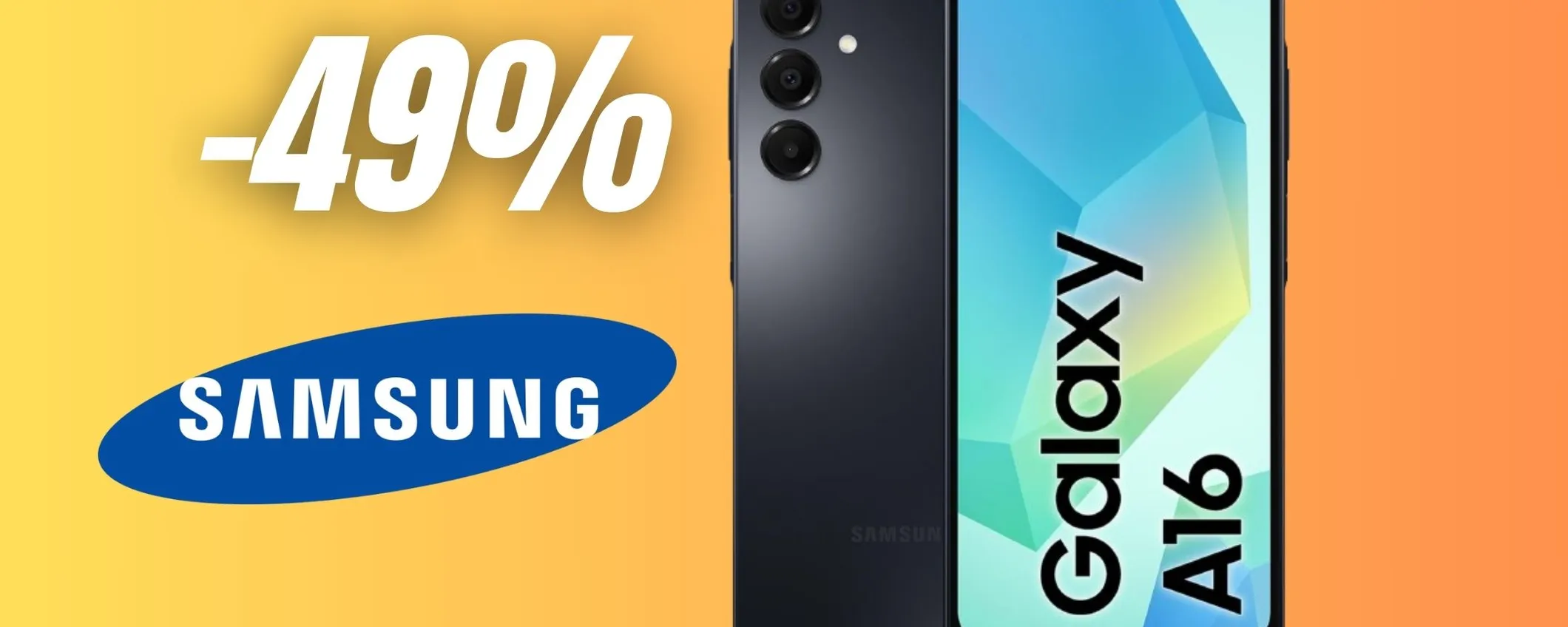 Samsung Galaxy A16: offerta PAZZESCA sul nuovo smartphone