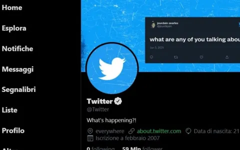 Twittero (o X): la modalità scura sarà quella predefinita