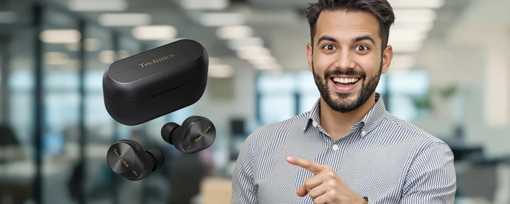 Maxi sconto del -31% sugli auricolari premium Technics: ultimissimi a disposizione