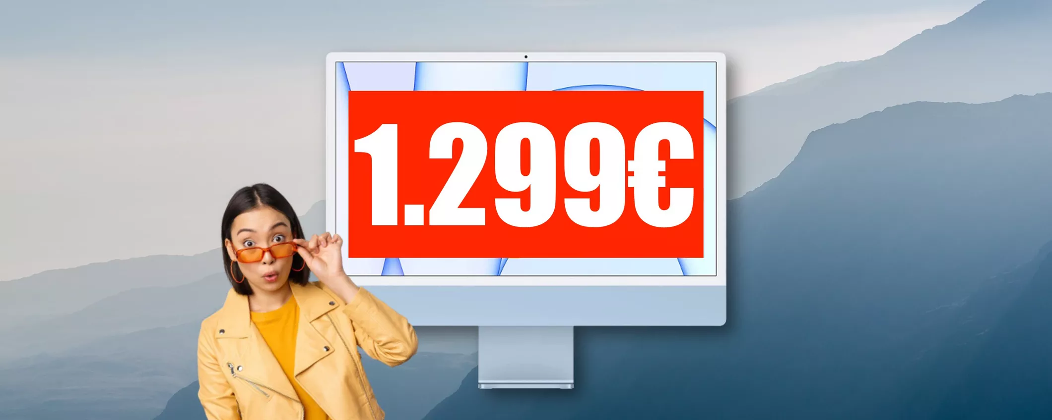 iMac M1, SCONTO 18% Amazon, anche a rate: solo 1.299€ (ultimi pezzi)