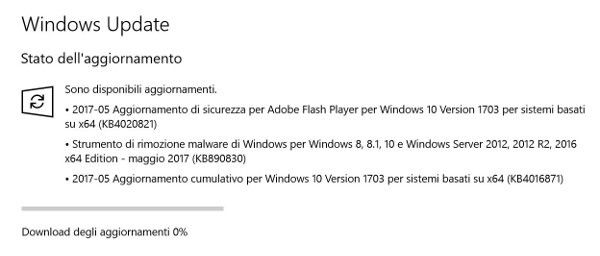 Patch Tuesday, nuovo aggiornamento per Windows 10