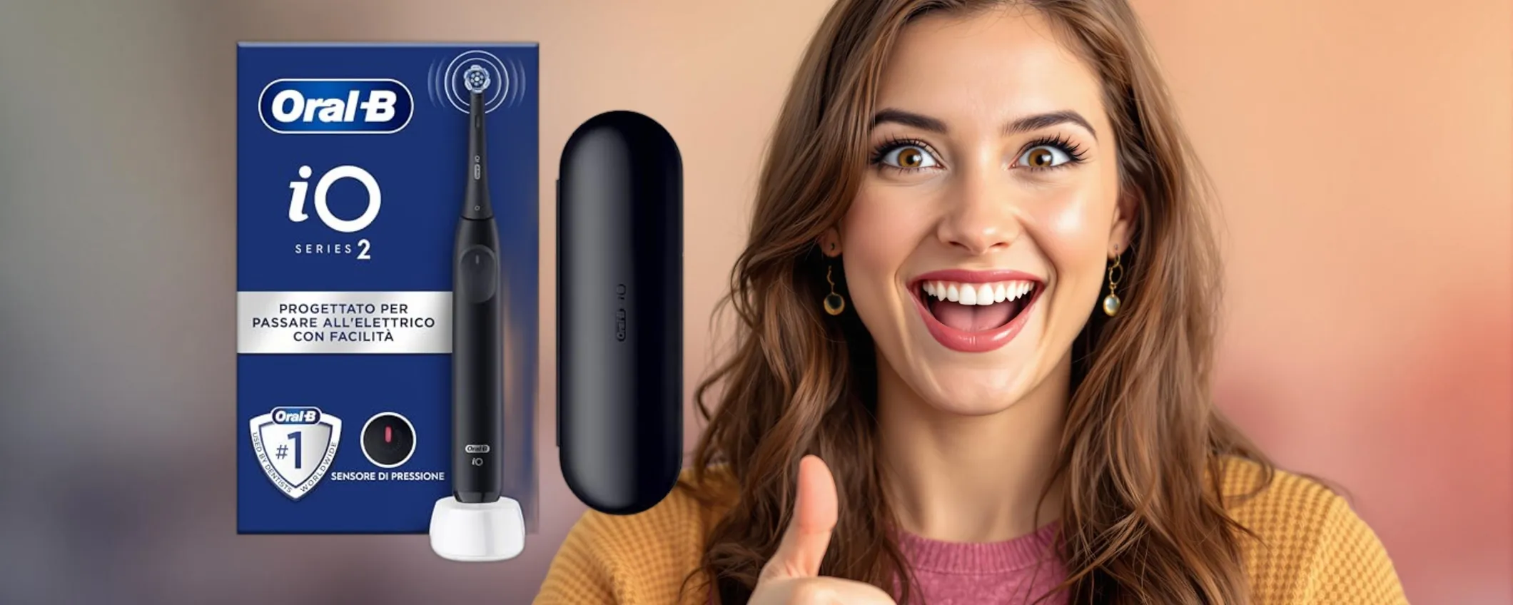 Spazzolino elettrico Oral-B iO 2: igiene orale avanzata a metà prezzo