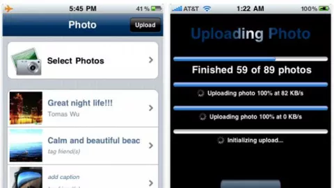 iLoader ottimizza il caricamento di foto e video da iPhone a Facebook