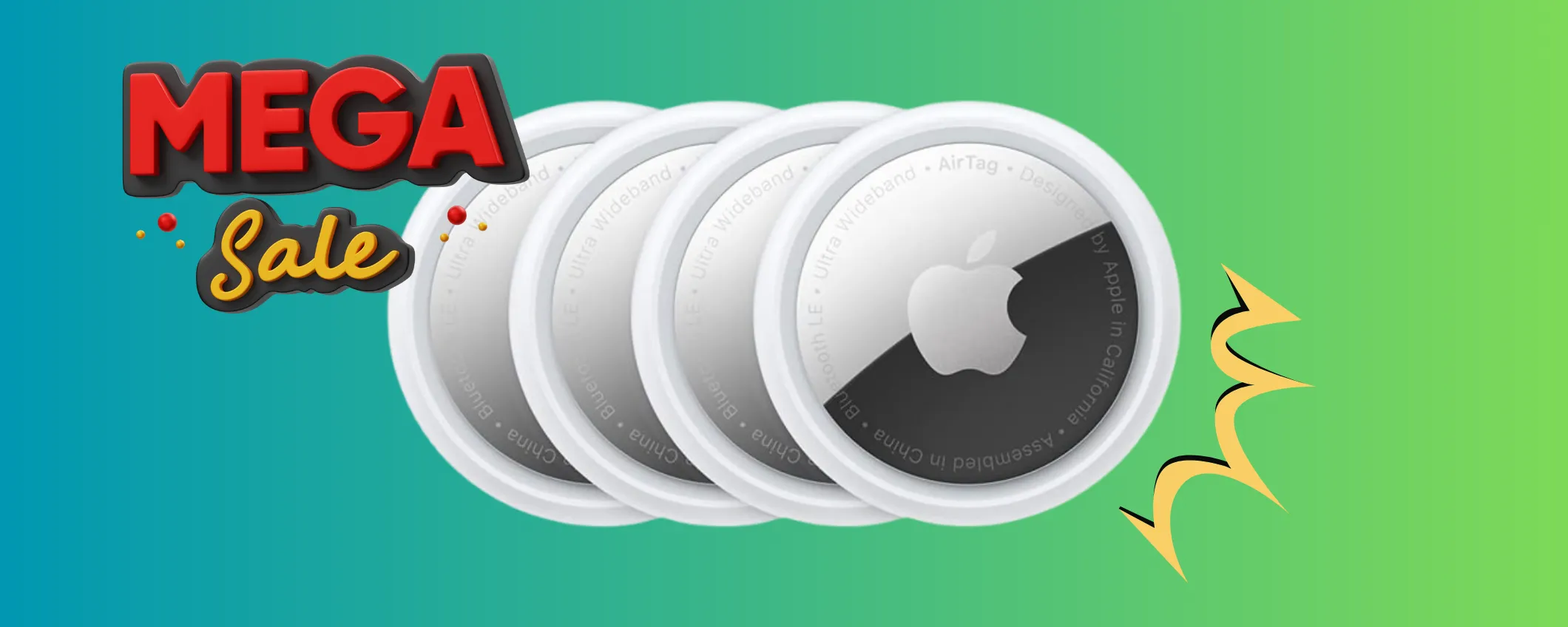 Set da 4 Apple AirTag in sottocosto: offerta last minute solo su Amazon