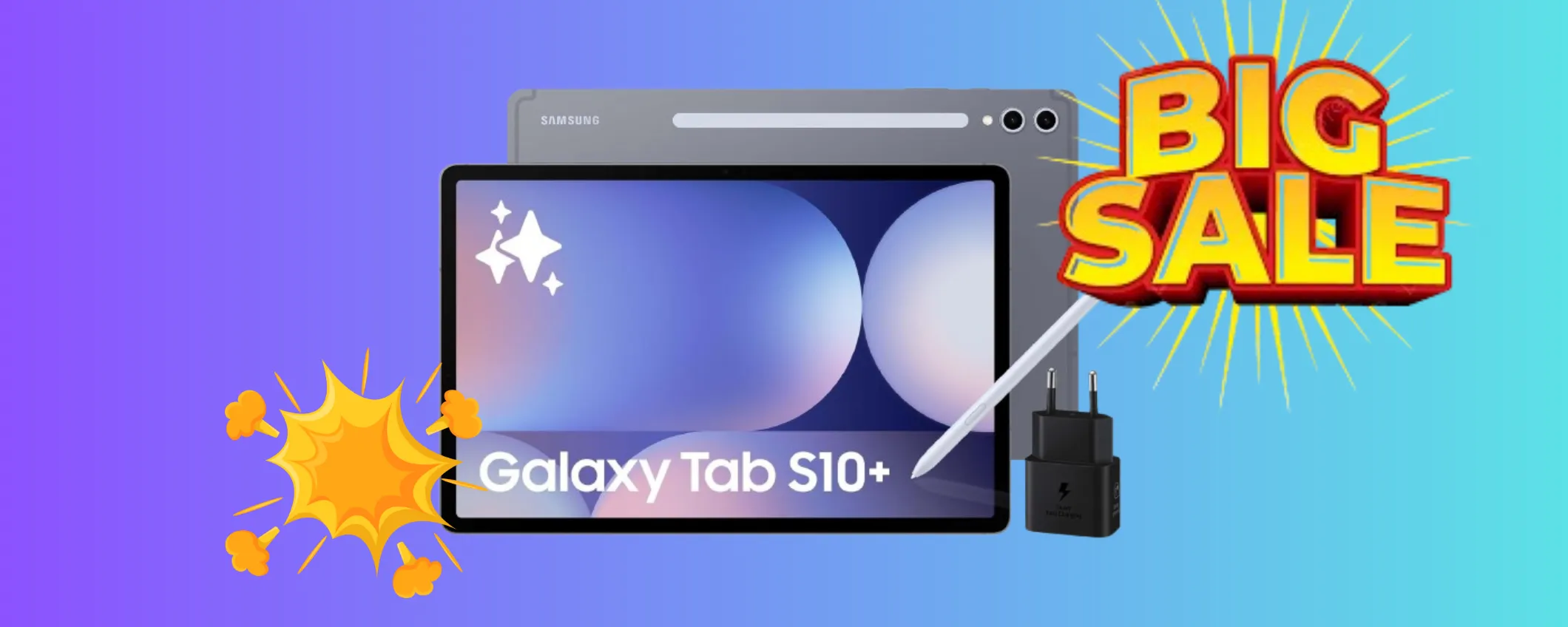 Samsung Galaxy Tab S10+: il più innovativo sul mercato scontato di 450€ (-39%)