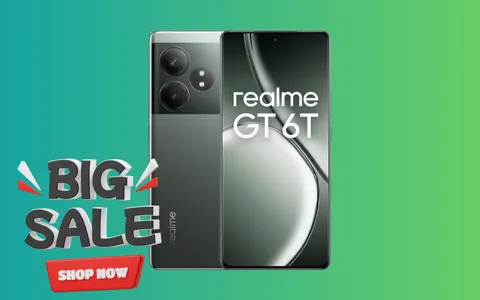 Realme GT 6T: con la promozione Amazon è tuo a 170€ in meno