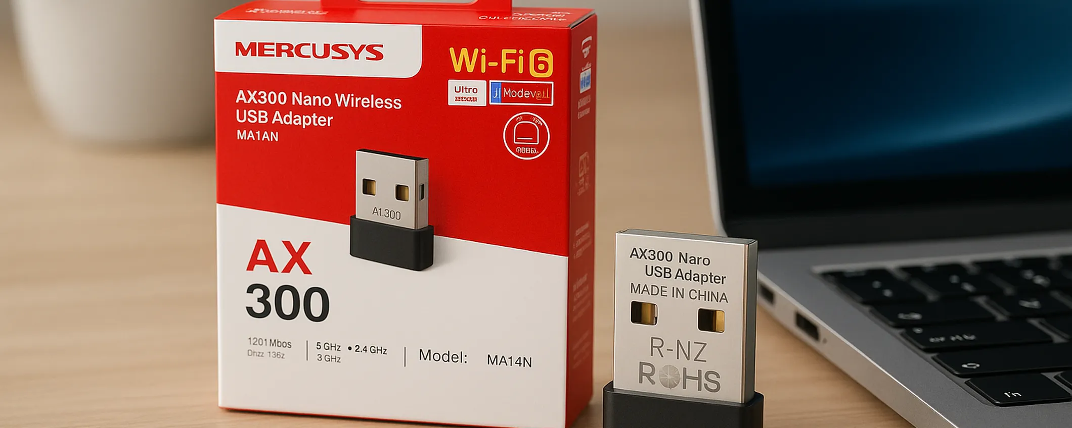 WI-FI 6 a meno di 4€: MERCUSYS MA14N AX300 è l'affare del mese