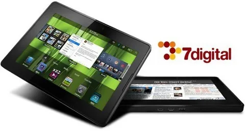 7Digital porta la musica sul BlackBerry Playbook