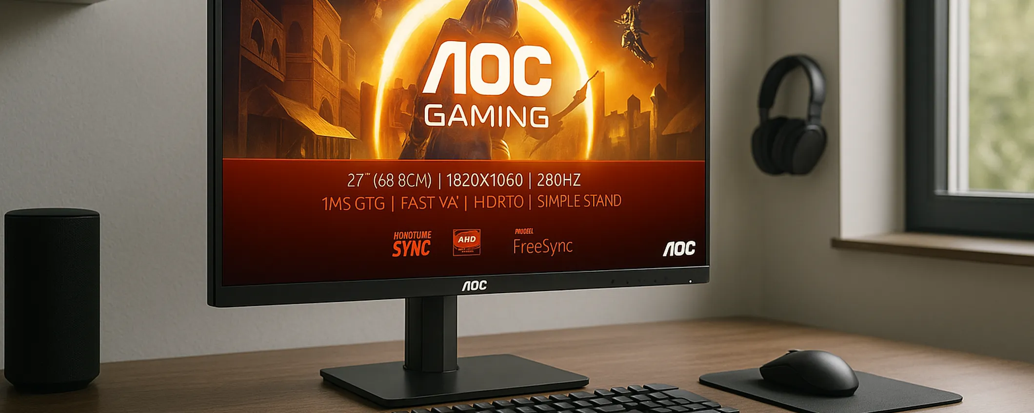 AOC C27G4ZXED crolla di prezzo: il monitor curvo è un vero affare su Amazon