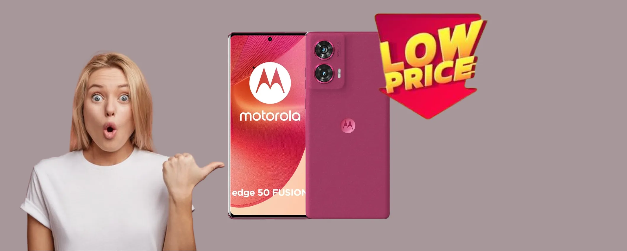 Offerta di Primavera: crolla il prezzo del Motorola edge 50 fusion