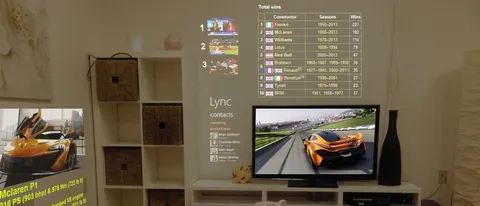 Microsoft SurroundWeb, Internet sulle pareti