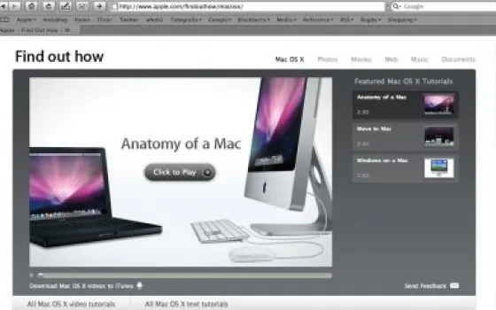 Apple.com: disponibili oltre 200 tutorial